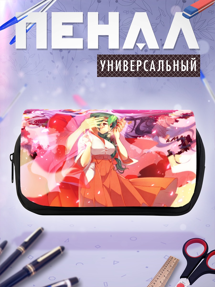 Пенал-косметичка Мику Хацунэ в лепестках