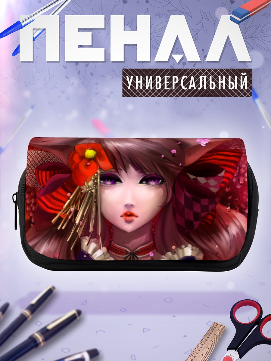 Пенал-косметичка Закуро в цветах