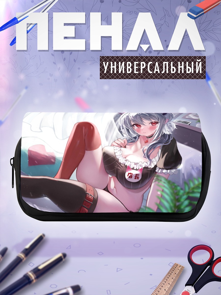 Пенал-косметичка Девушка в чокере