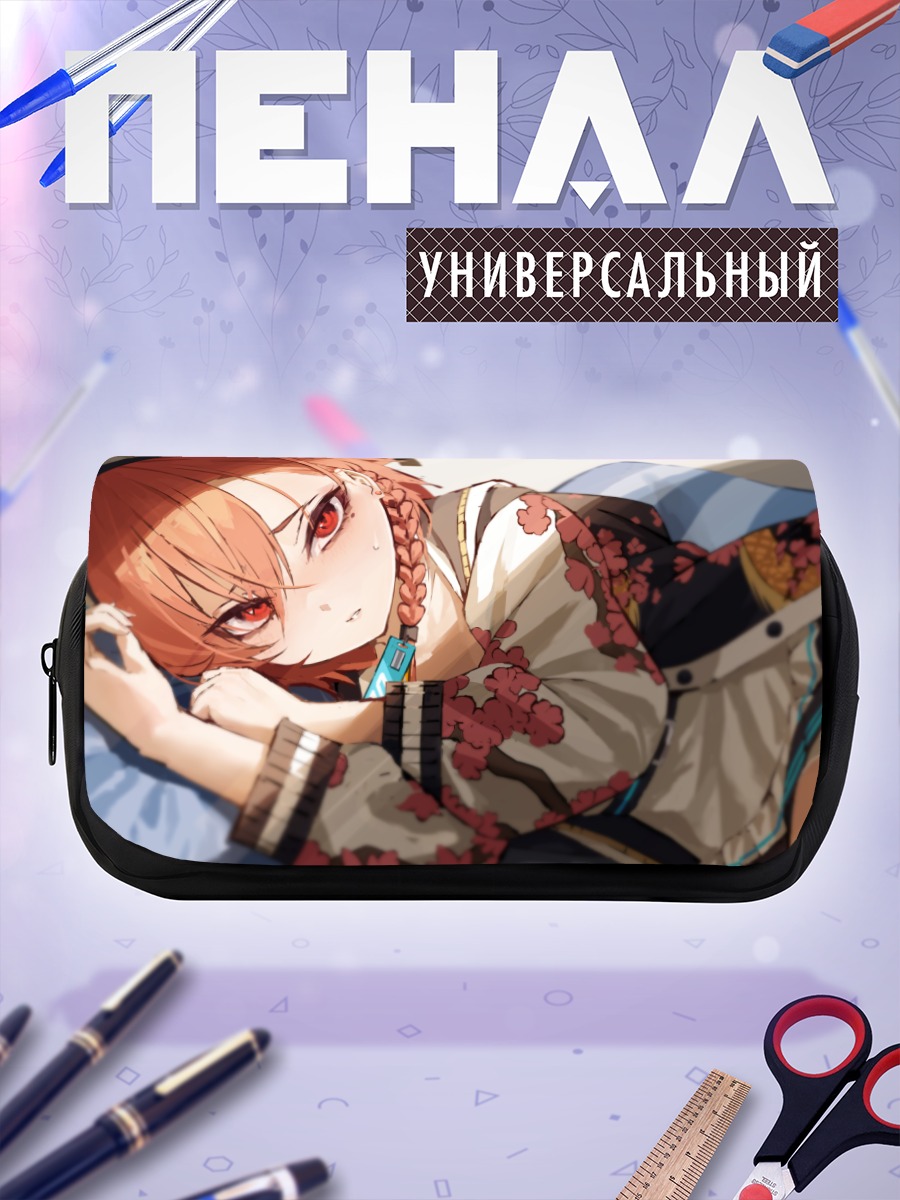 Пенал-косметичка Момо Неру в цветах