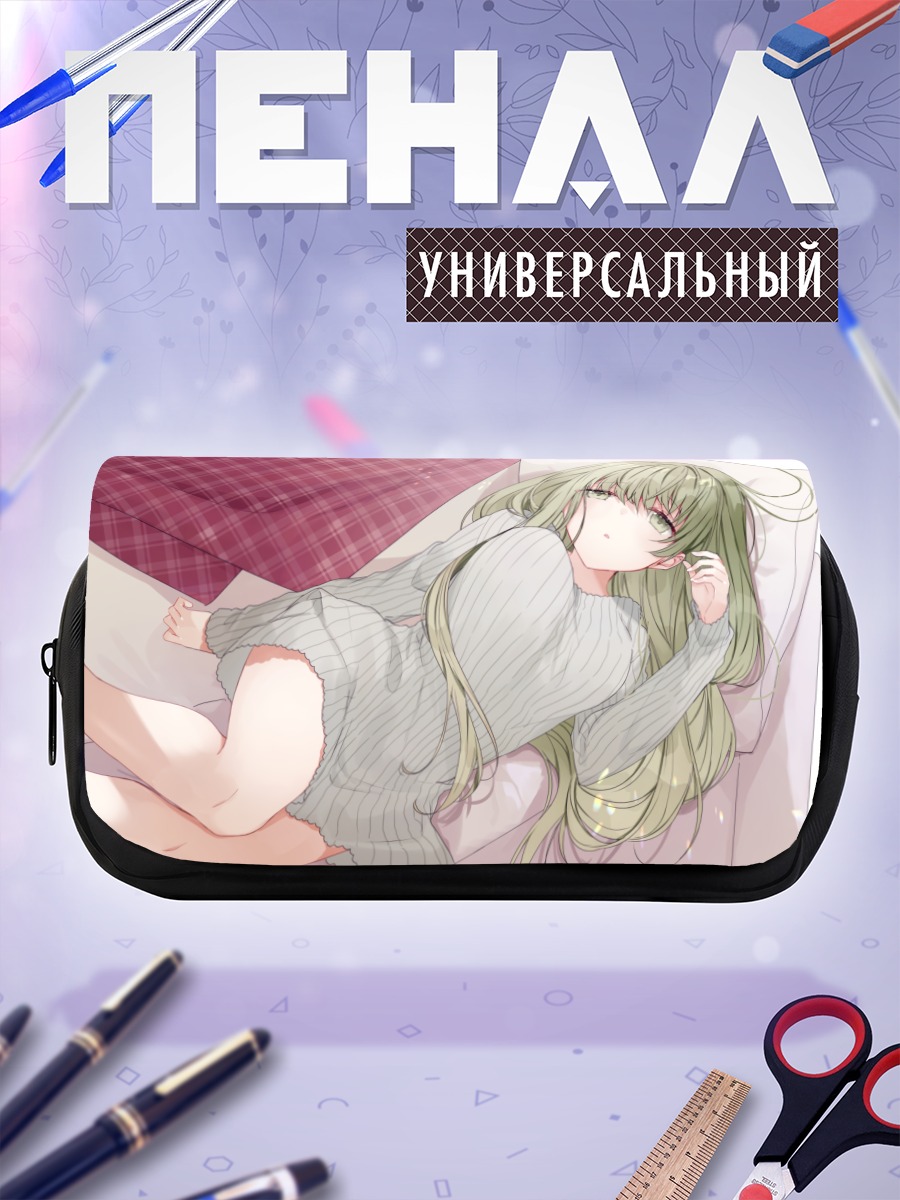 Пенал-косметичка Мику Хацунэ в свитере