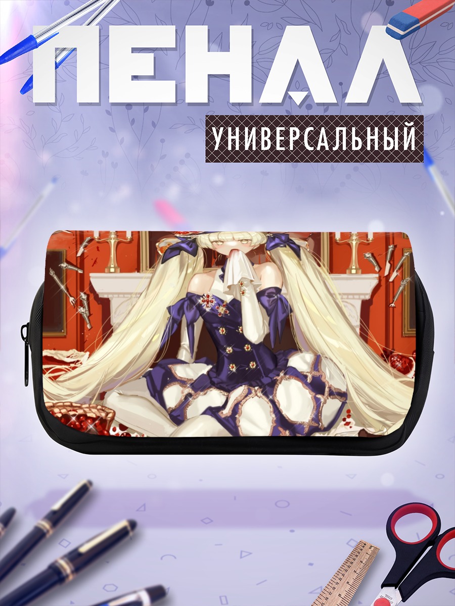 Пенал-косметичка Мику Хацунэ с десертом