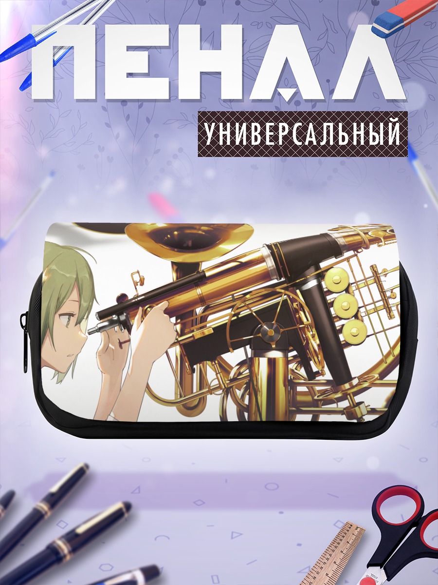 Пенал-косметичка Мику Хацунэ с трубой