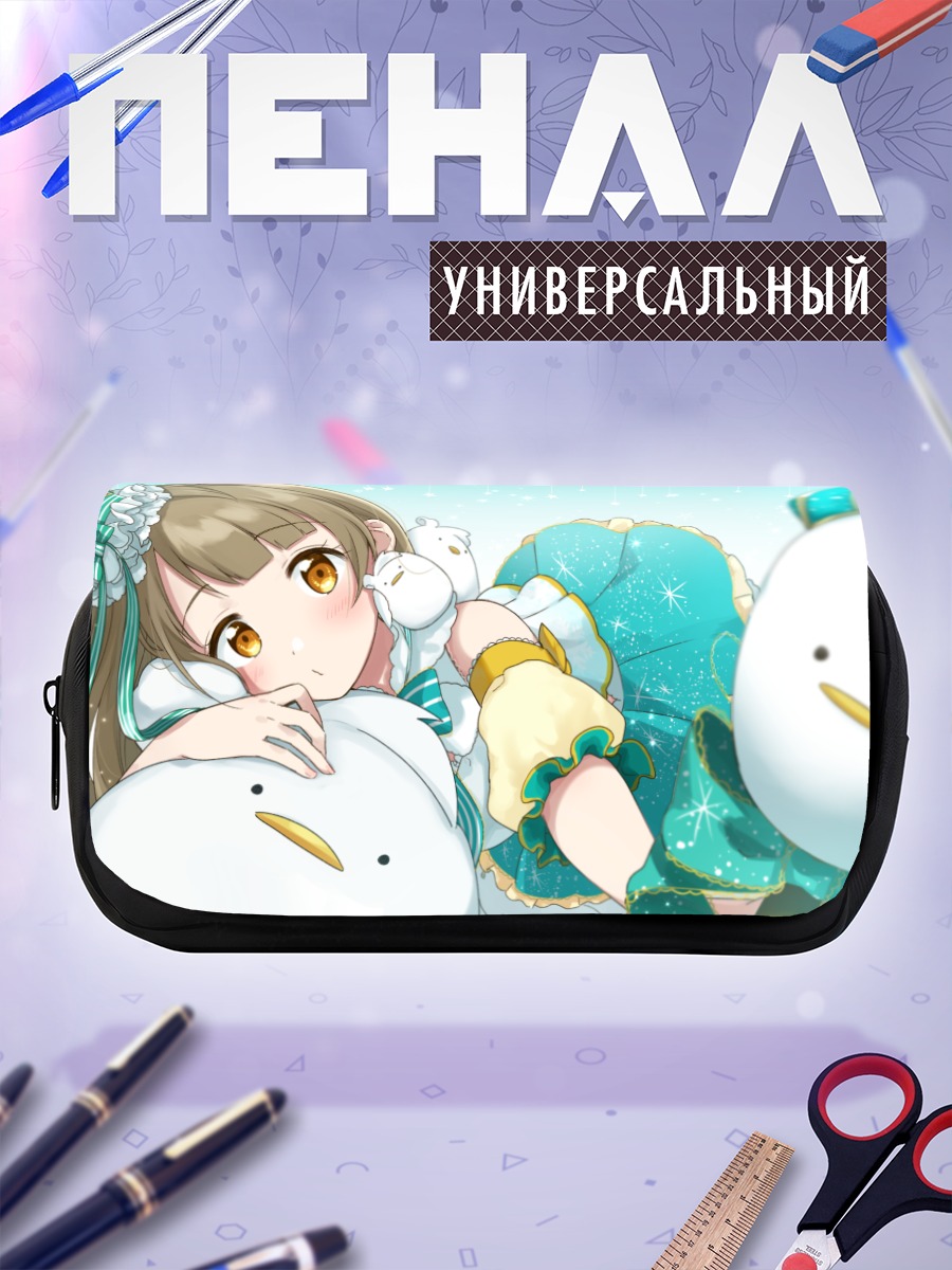 Пенал-косметичка Котори Минами со снеговиком