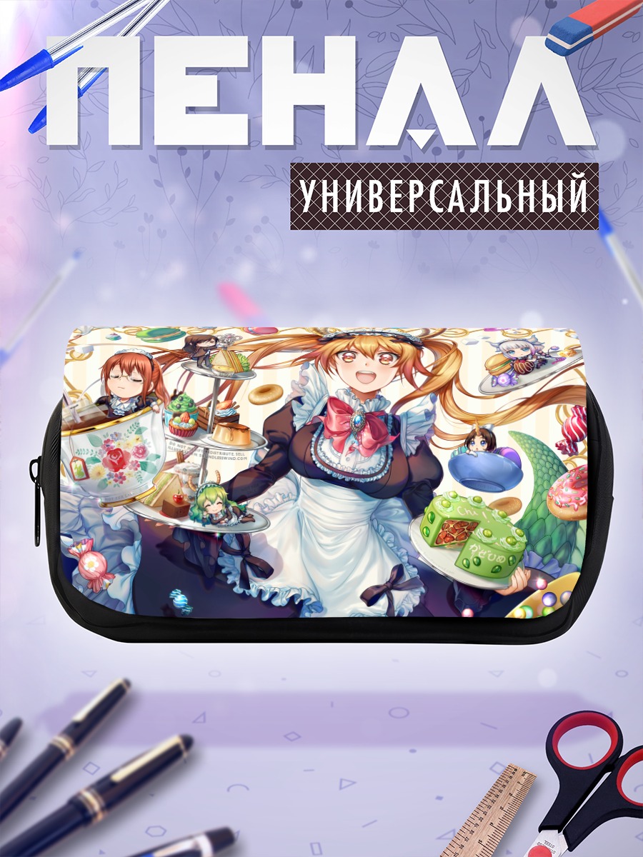 Пенал-косметичка Эльма в десертах