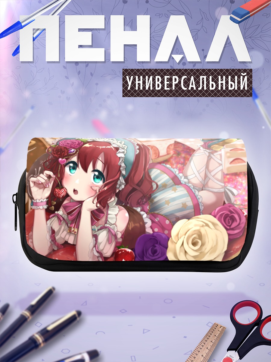 Пенал-косметичка Руби Куросава в цветах