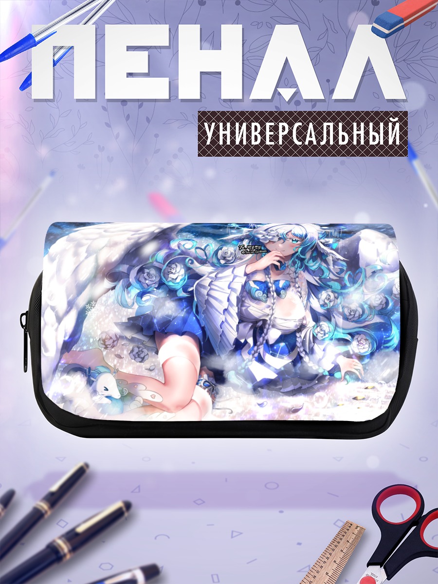 Пенал-косметичка Ангел в цветах
