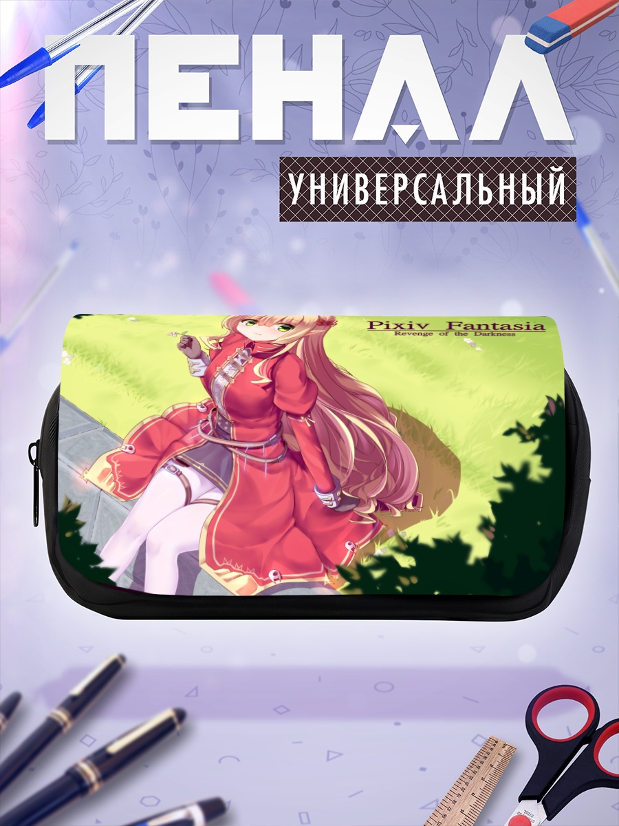 Пенал-косметичка Девушка в красном