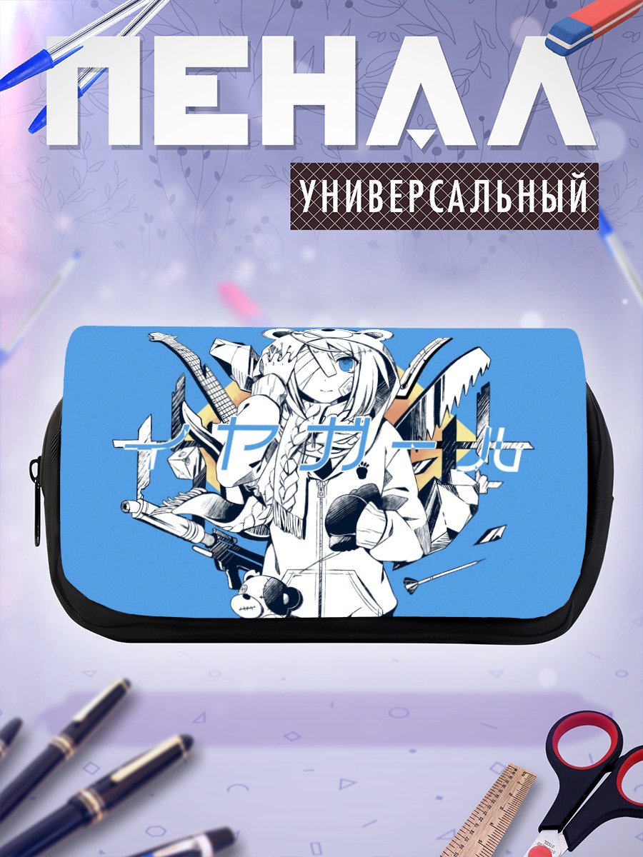 Пенал-косметичка Мику Хацунэ в белом