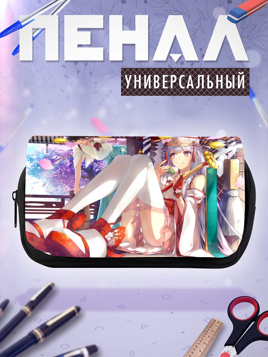 Пенал-косметичка Девушка в храме