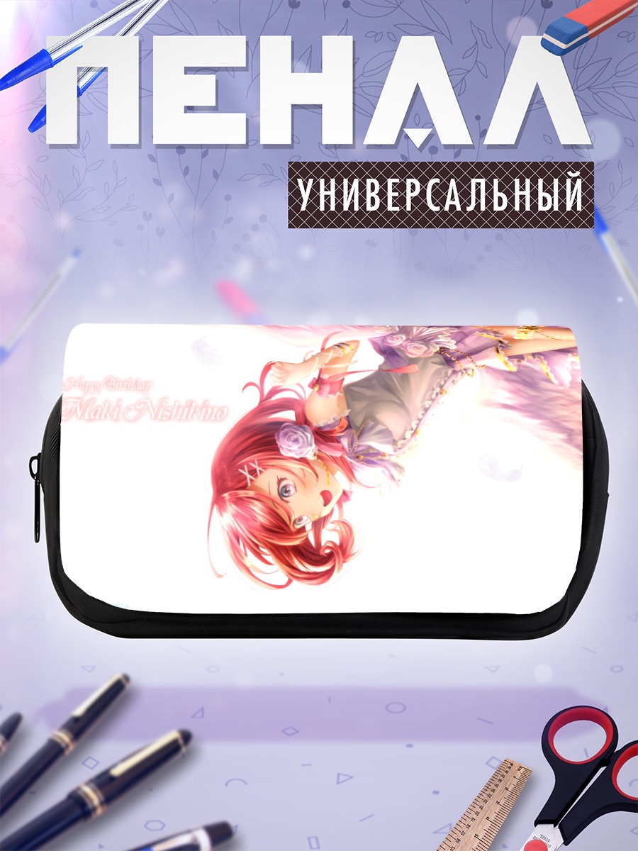 Пенал-косметичка Маки Нишикино в розах