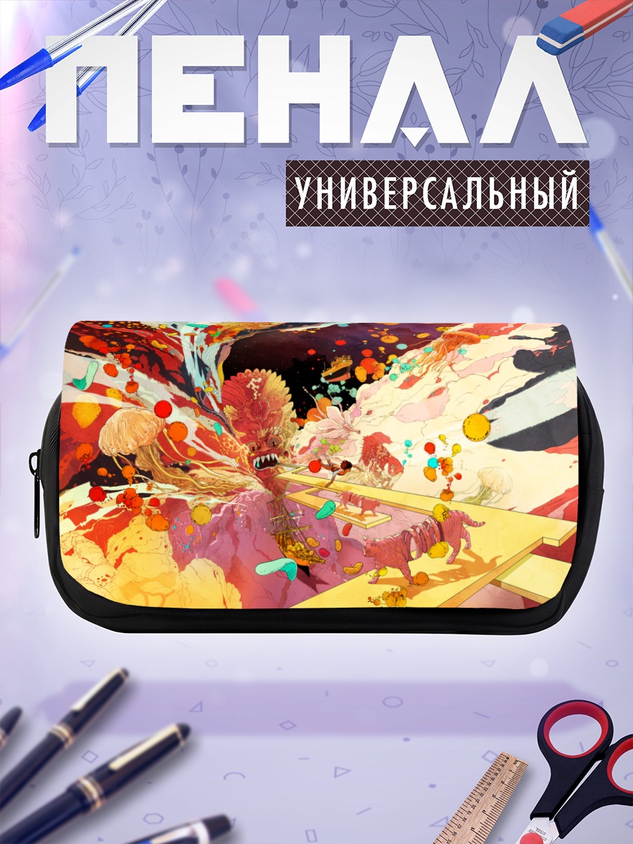 Пенал-косметичка Кот на лодке