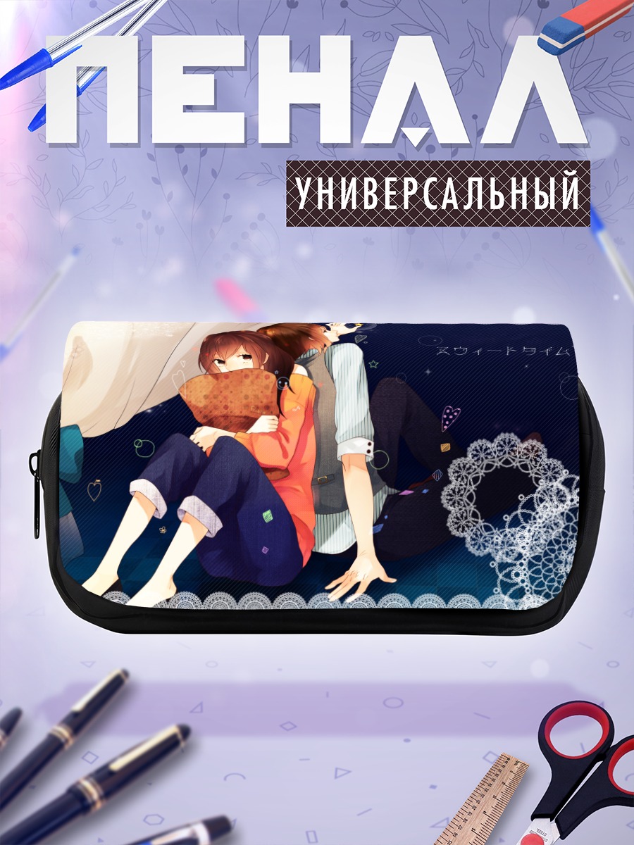 Пенал-косметичка Мику Хацунэ и подруга