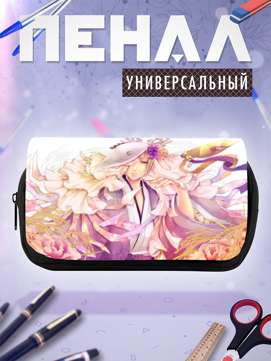 Пенал-косметичка Нацумэ Такаши в цветах