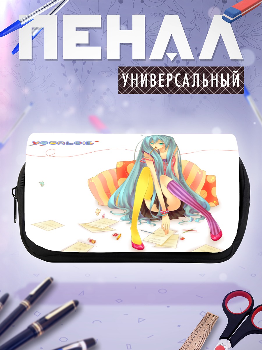 Пенал-косметичка Мику Хацунэ с письмами