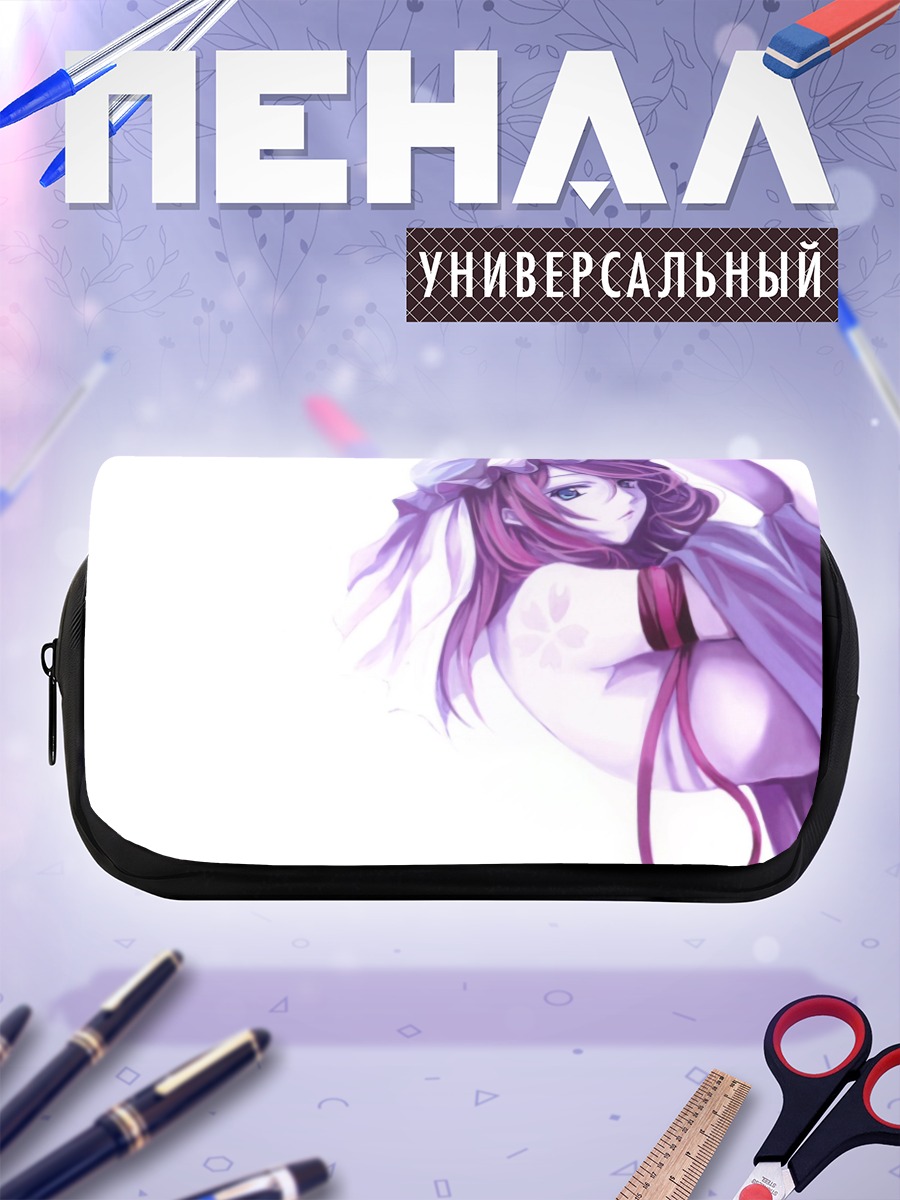 Пенал-косметичка Ююко Сайгёдзи в цветах