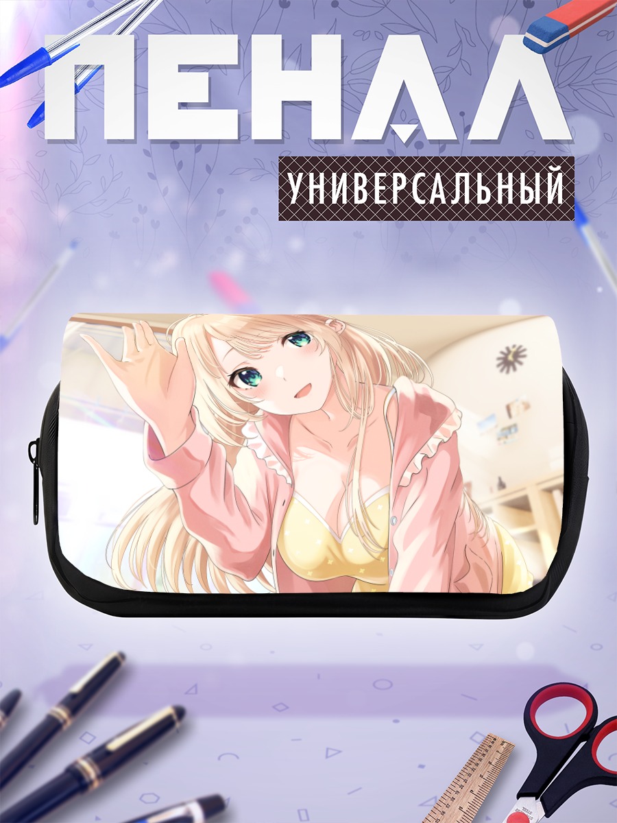Пенал-косметичка Блондинка в пижаме