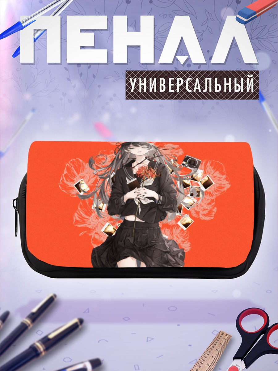 Пенал-косметичка Девушка с камерой