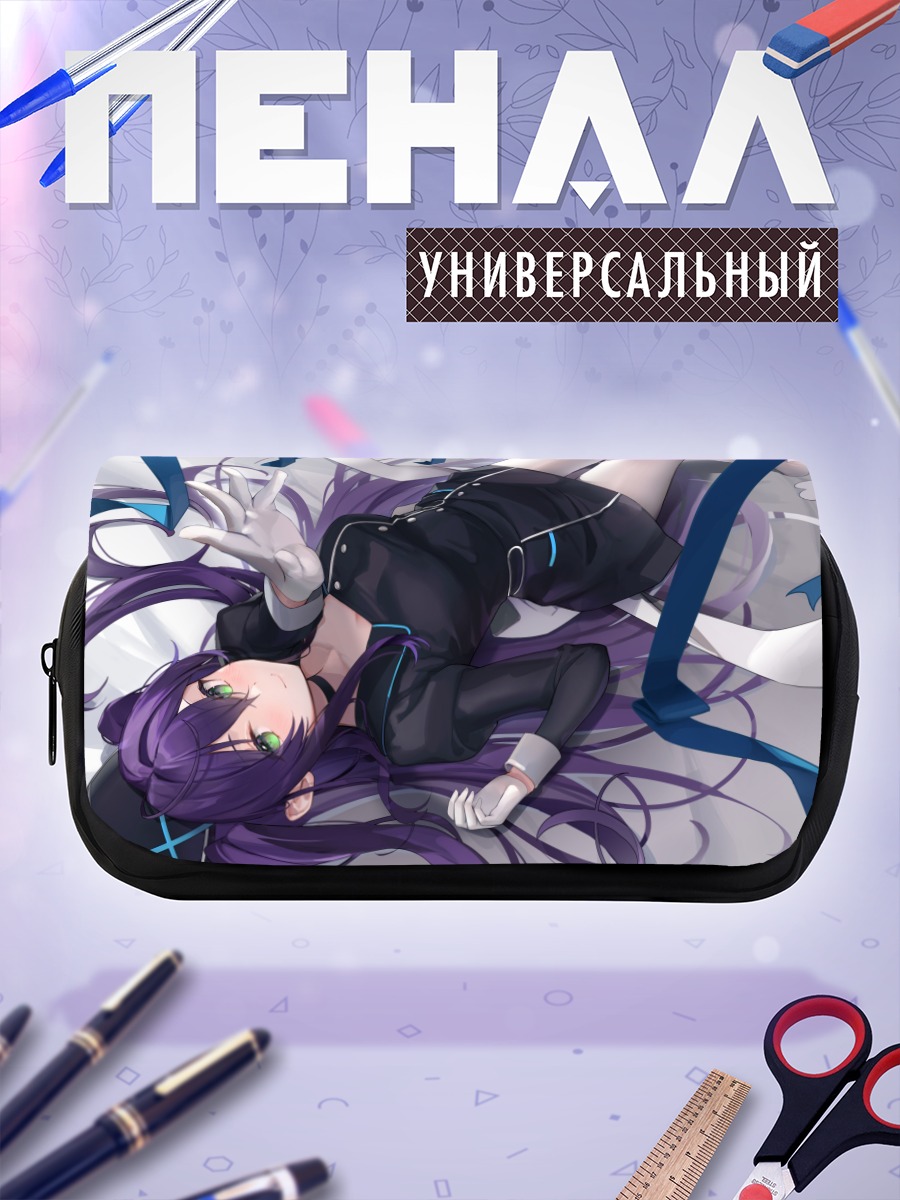 Пенал-косметичка Девушка в черном