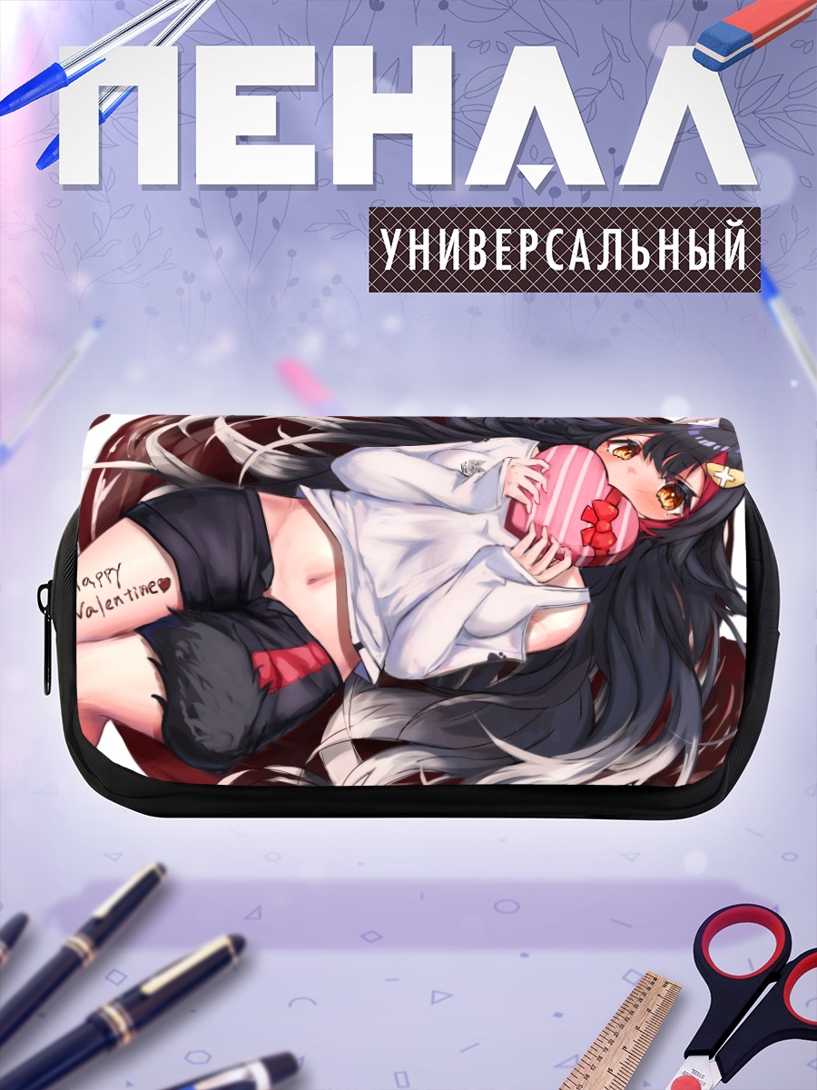 Пенал-косметичка Оками Мио с сердцем
