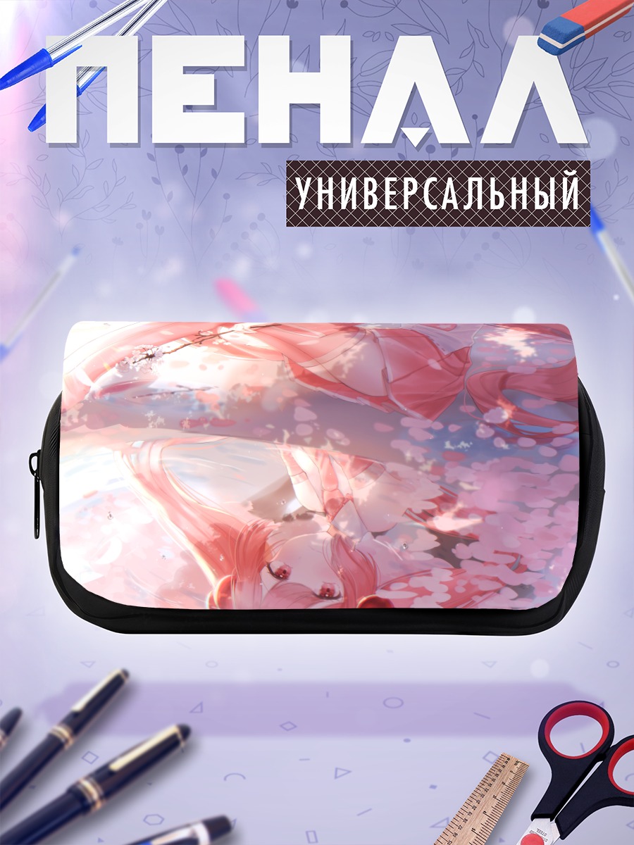 Пенал-косметичка Мику Хацунэ в сакуре
