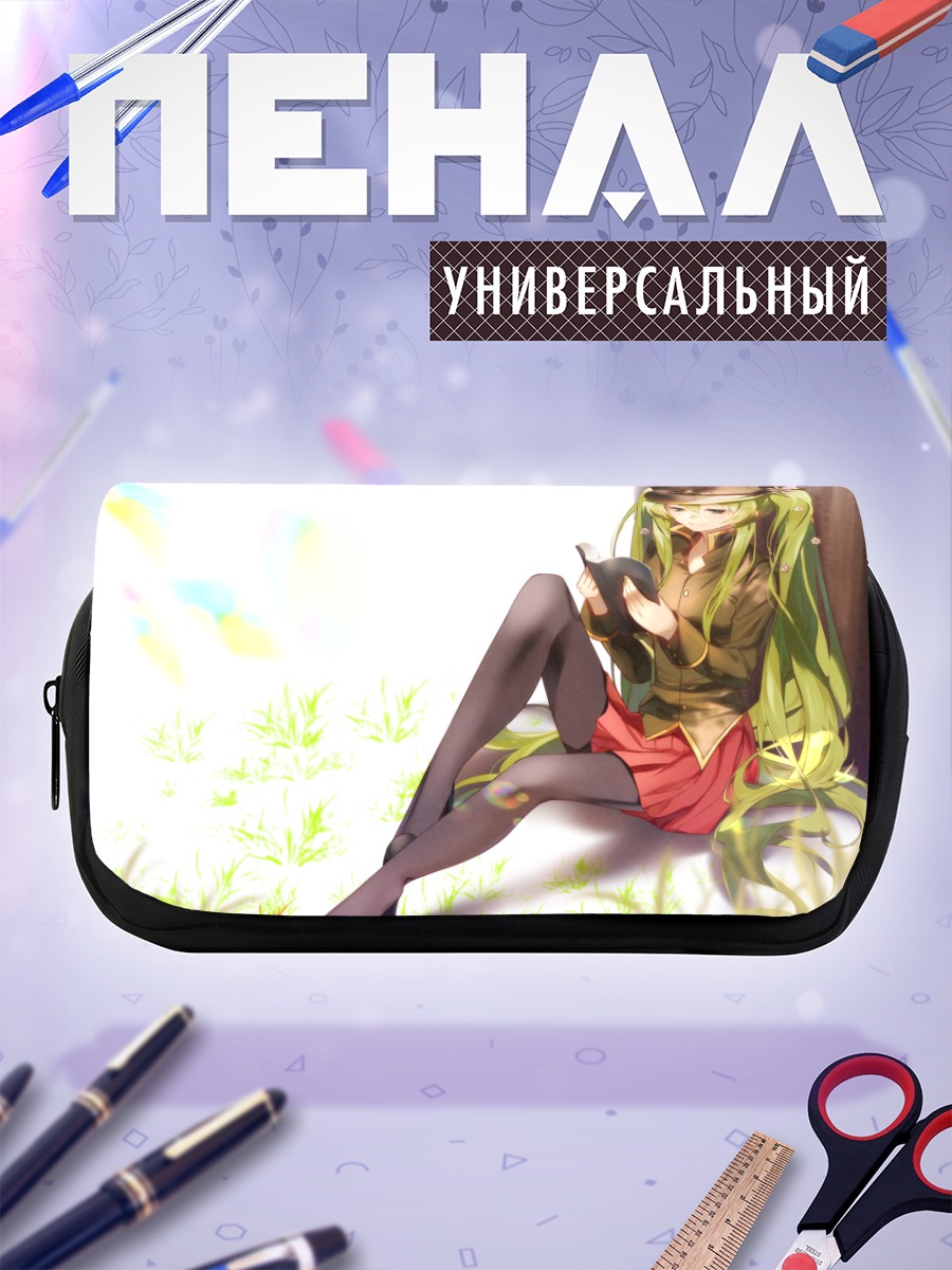 Пенал-косметичка Мику Хацунэ в шляпе