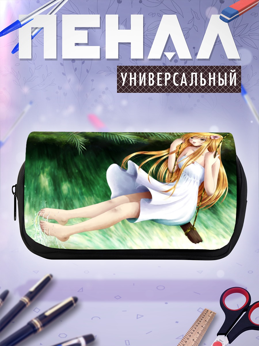 Пенал-косметичка Блондинка в летнем платье