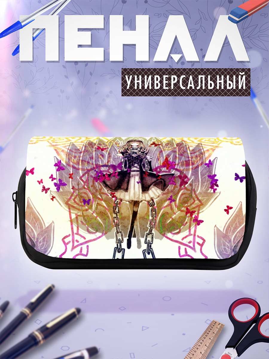 Пенал-косметичка Бякурен Хидзири в лотосе