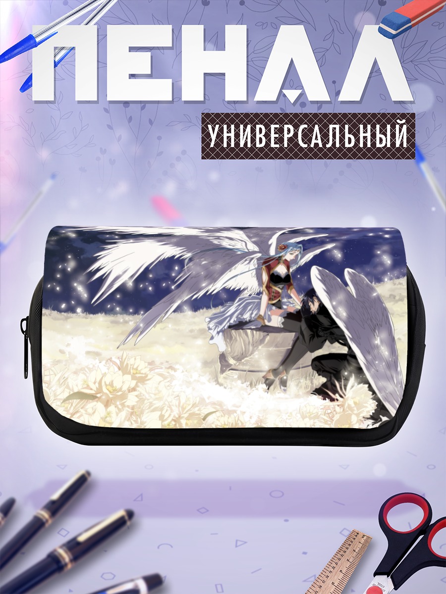Пенал-косметичка Ангел в цветах