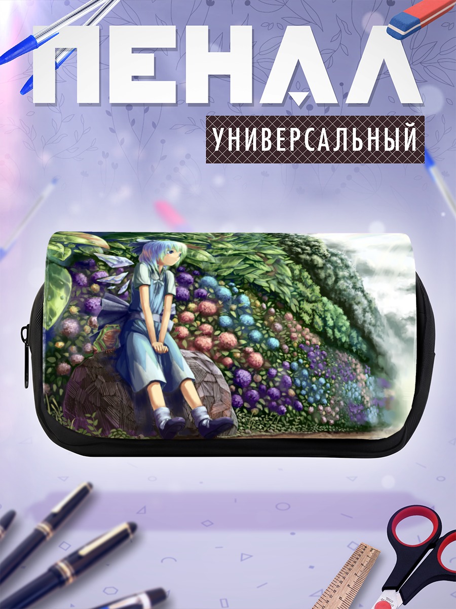 Пенал-косметичка Сирно в цветах