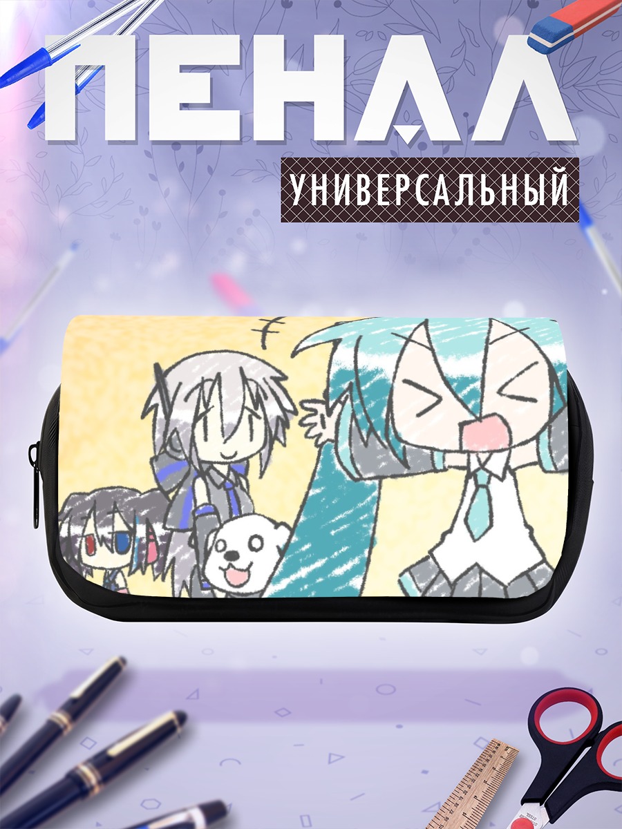 Пенал-косметичка Мику Хацунэ и друзья