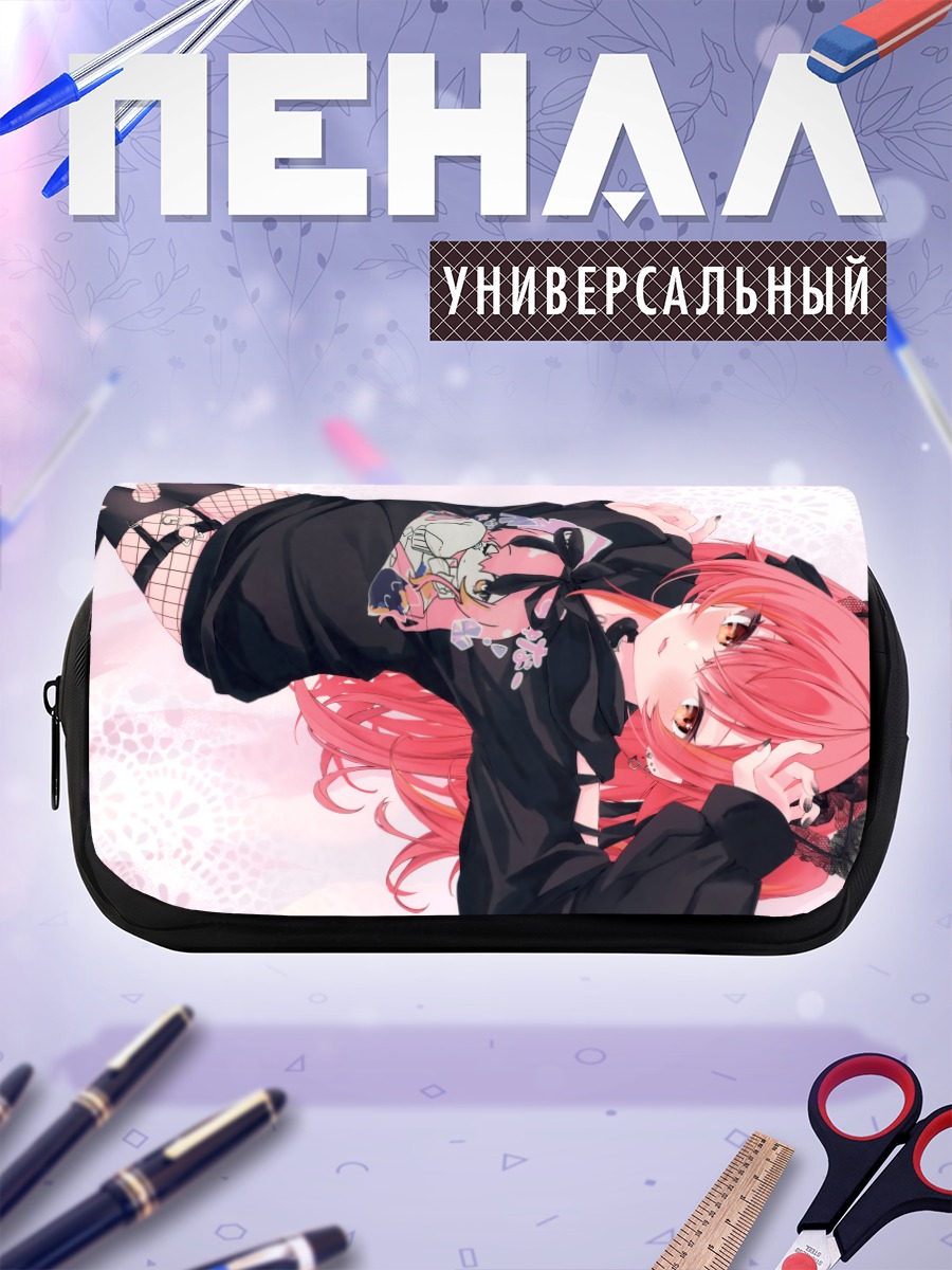 Пенал-косметичка Некота Цуна в черном