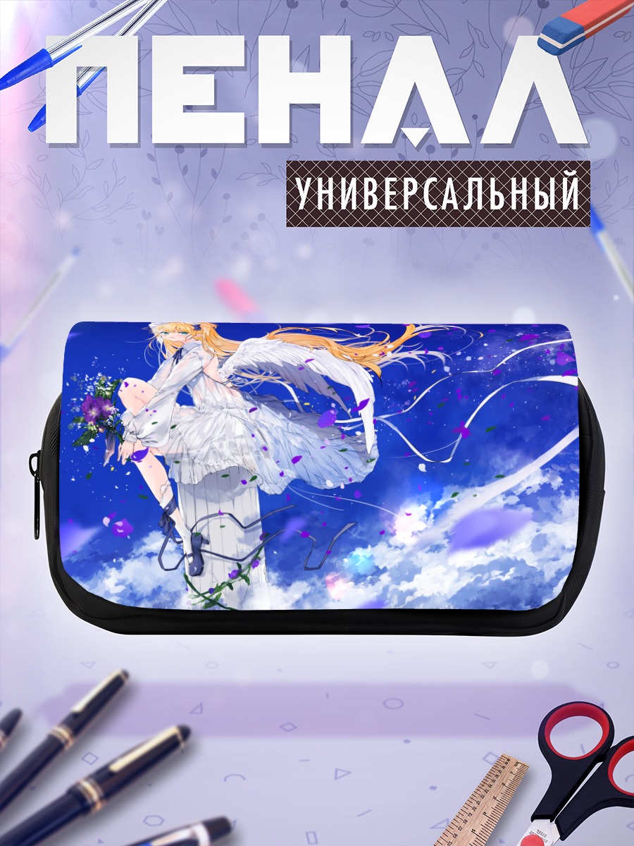 Пенал-косметичка Ангел в цветах
