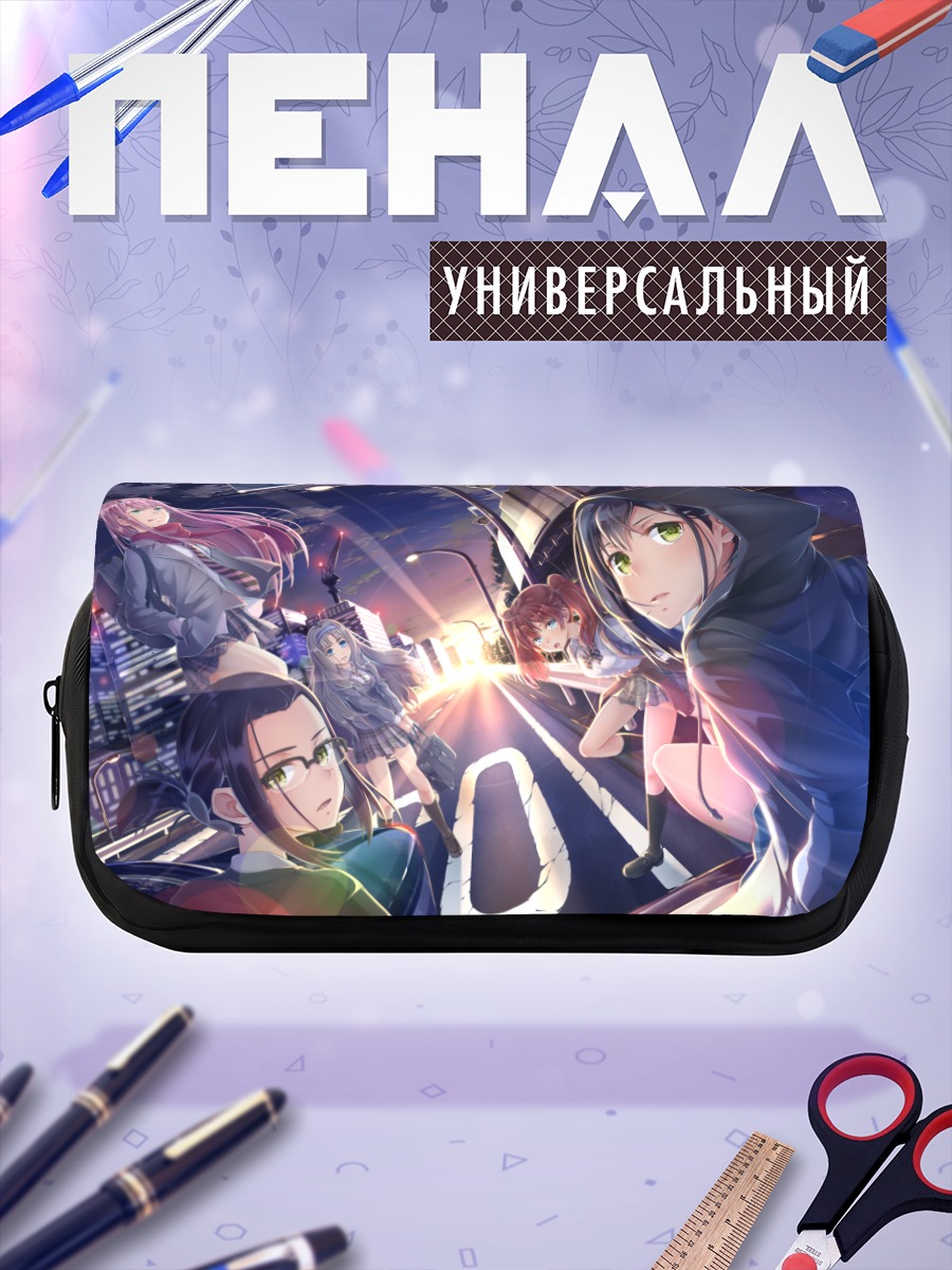 Пенал-косметичка Девушки Darling in the Franxx