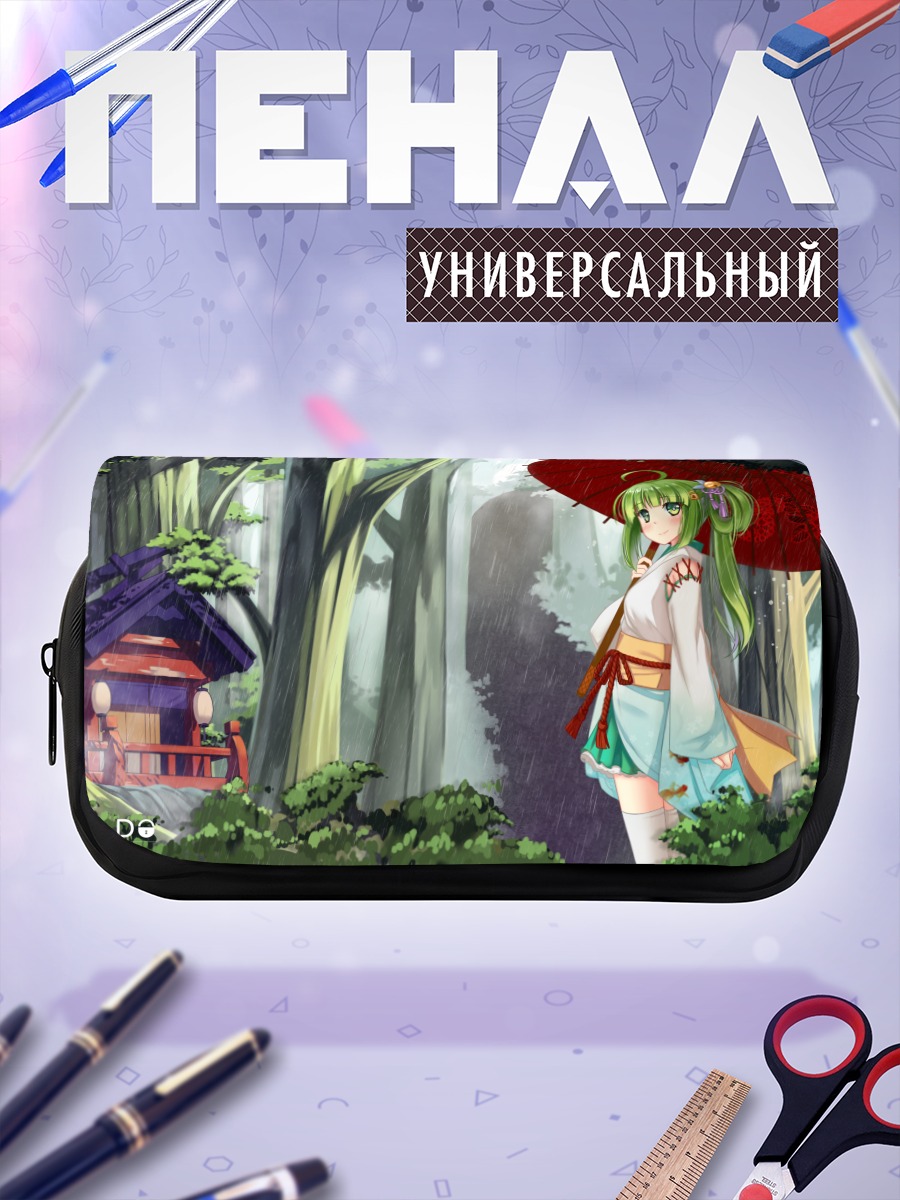 Пенал-косметичка Мику Хацунэ в лесу