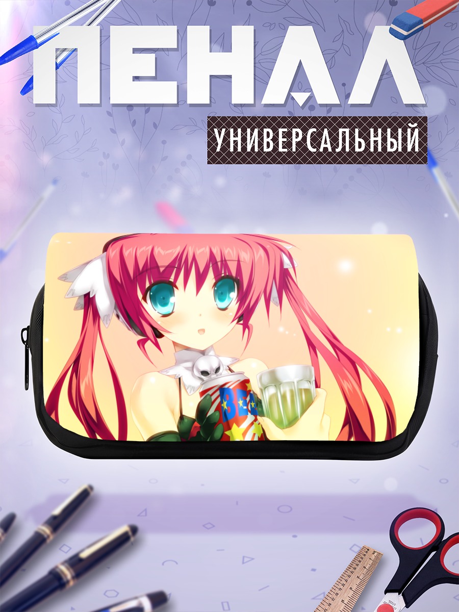 Пенал-косметичка Мария Додж с напитком