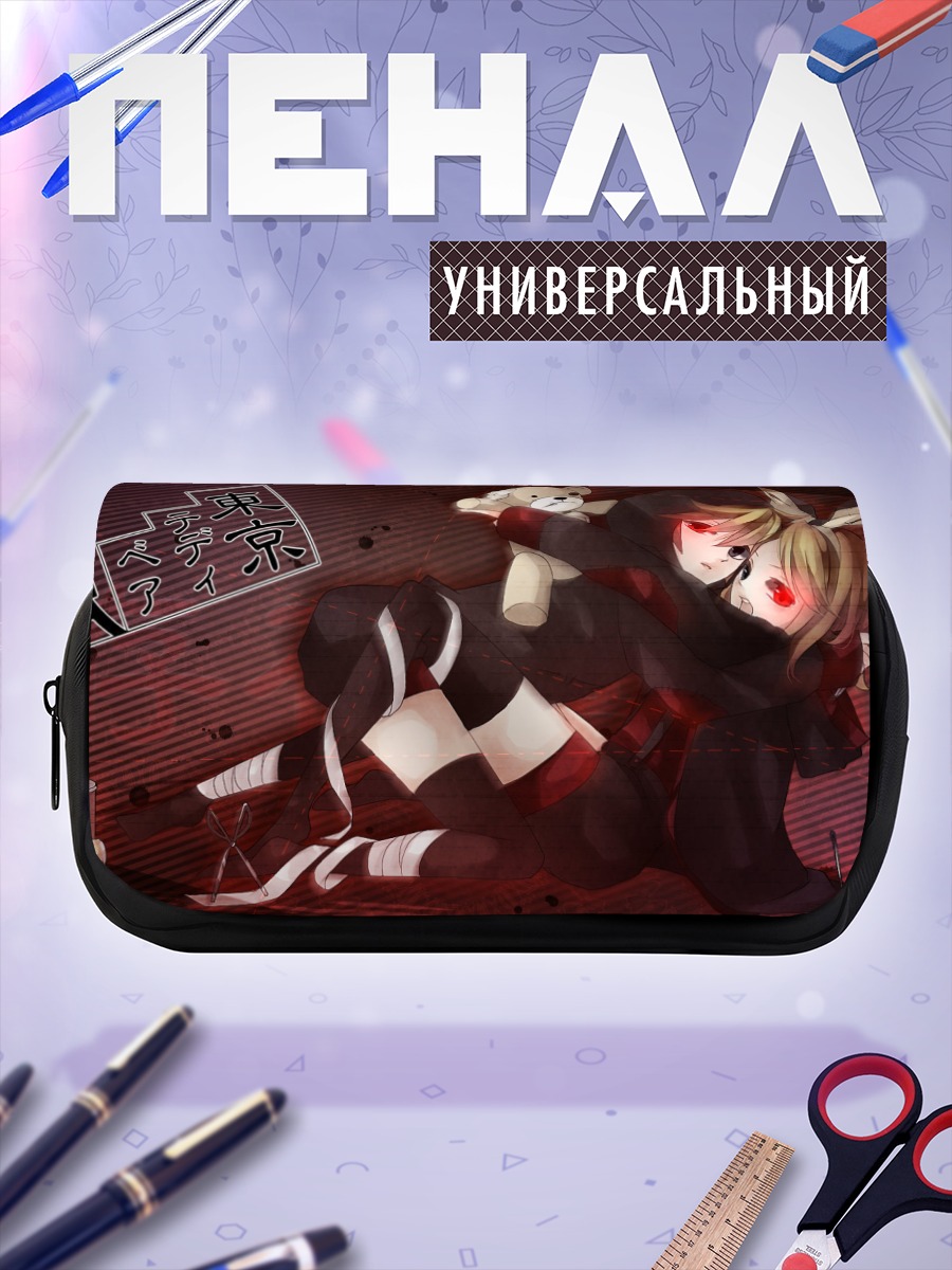 Пенал-косметичка Рин Кагамин с мишкой
