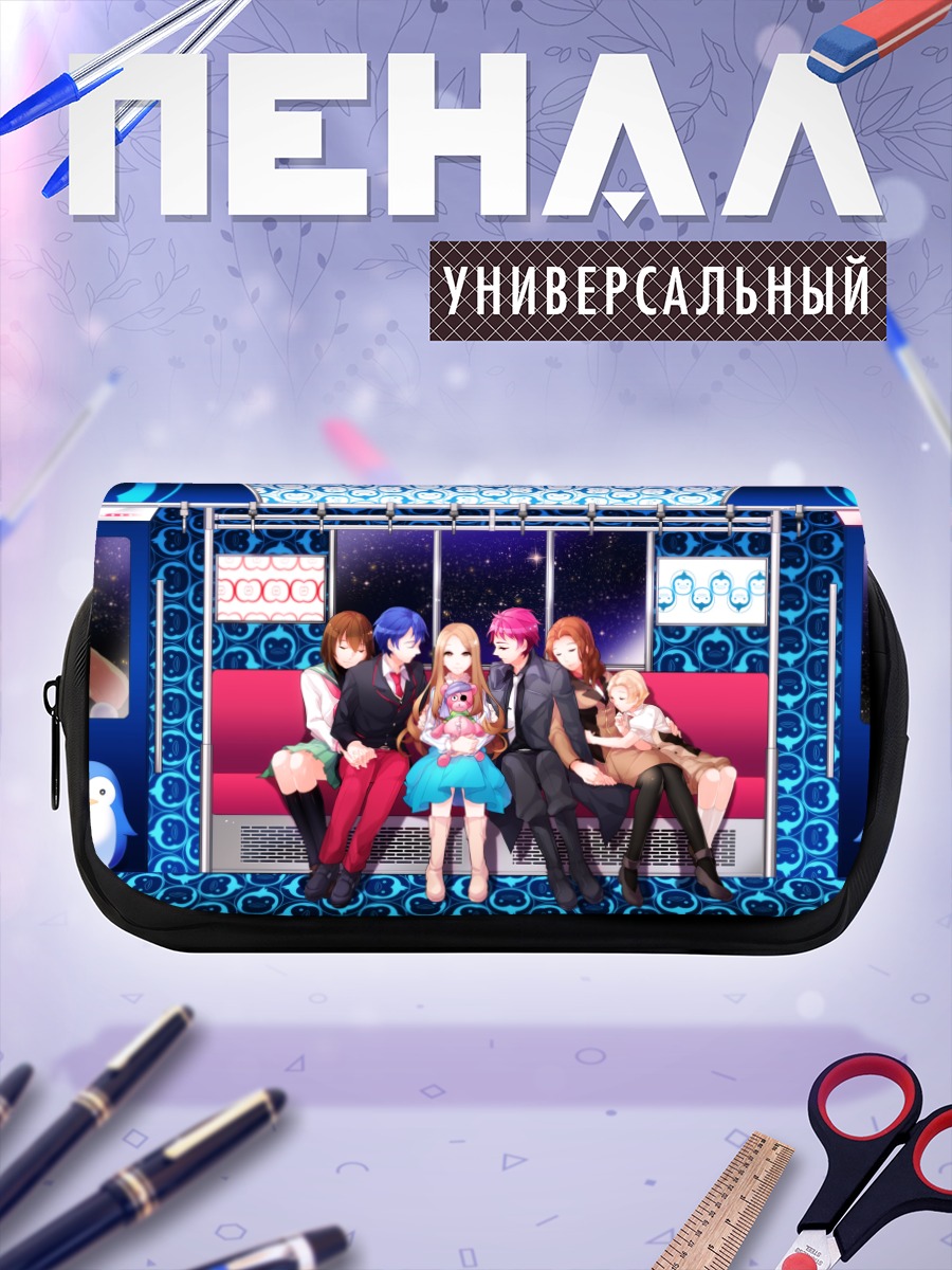Пенал-косметичка Мавару Пенгвин Драм в метро