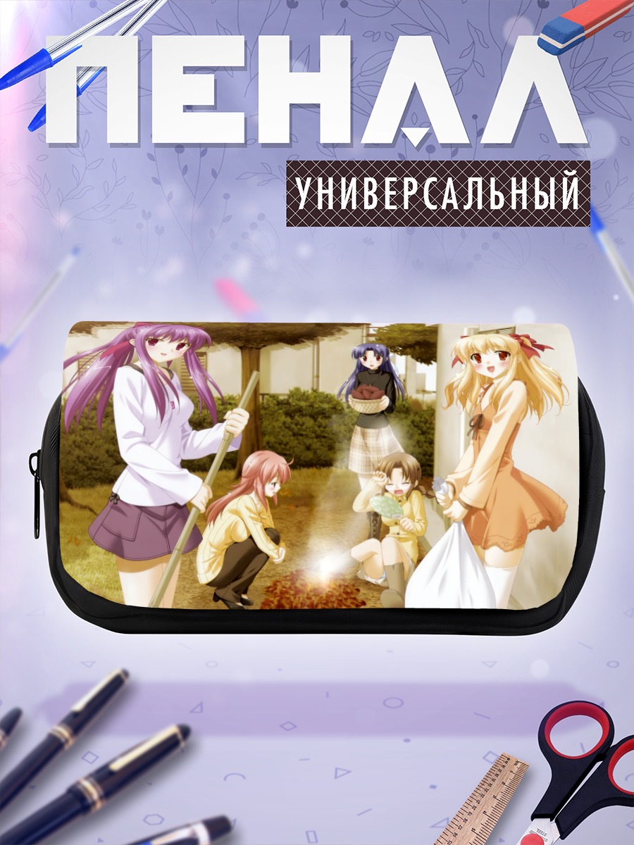 Пенал-косметичка Девушки в торговом квартале