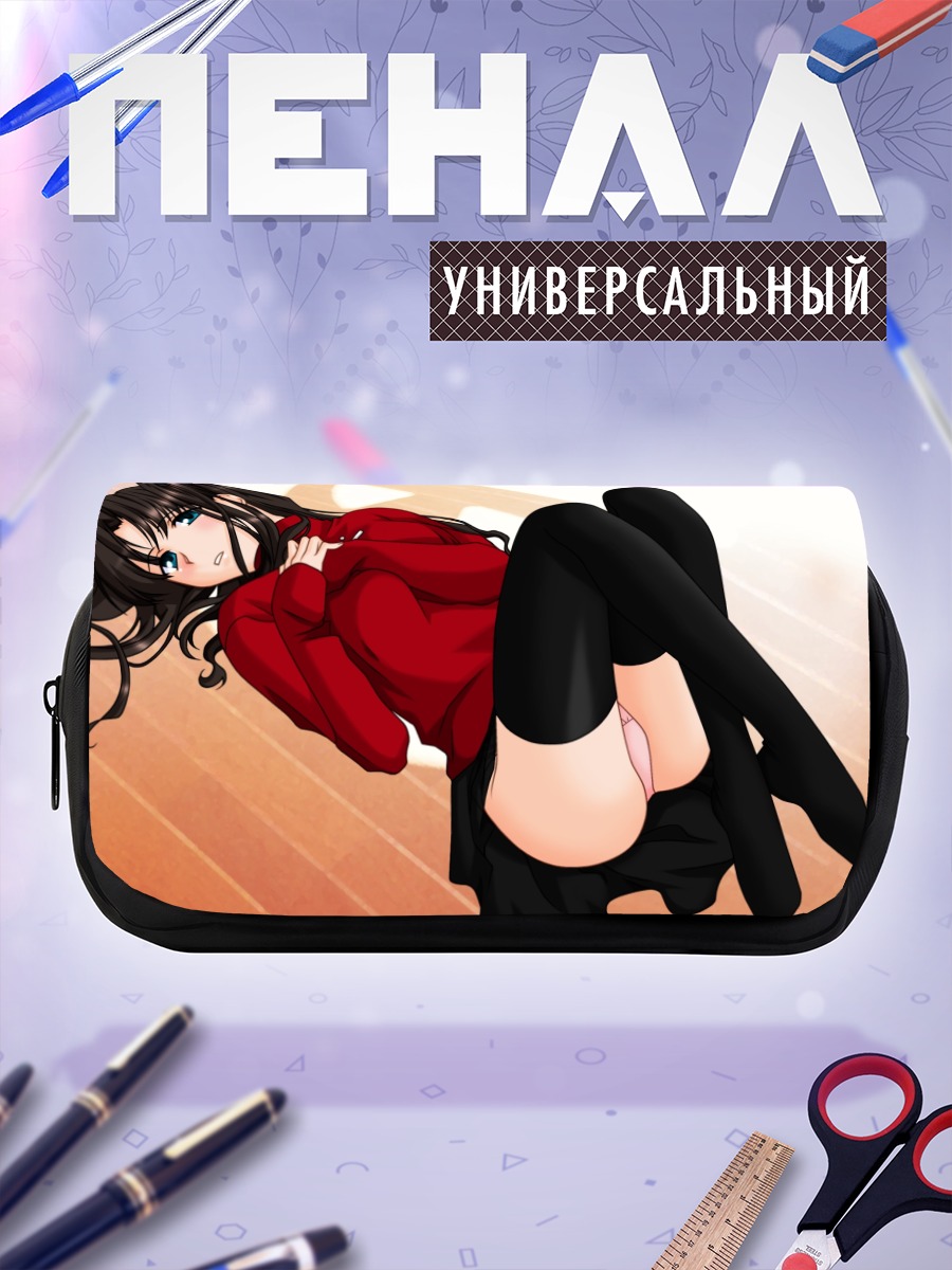 Пенал-косметичка Рин Тосака в красном