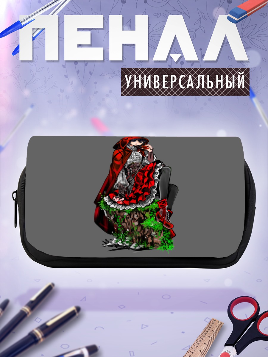 Пенал-косметичка Красная Шапочка на пне