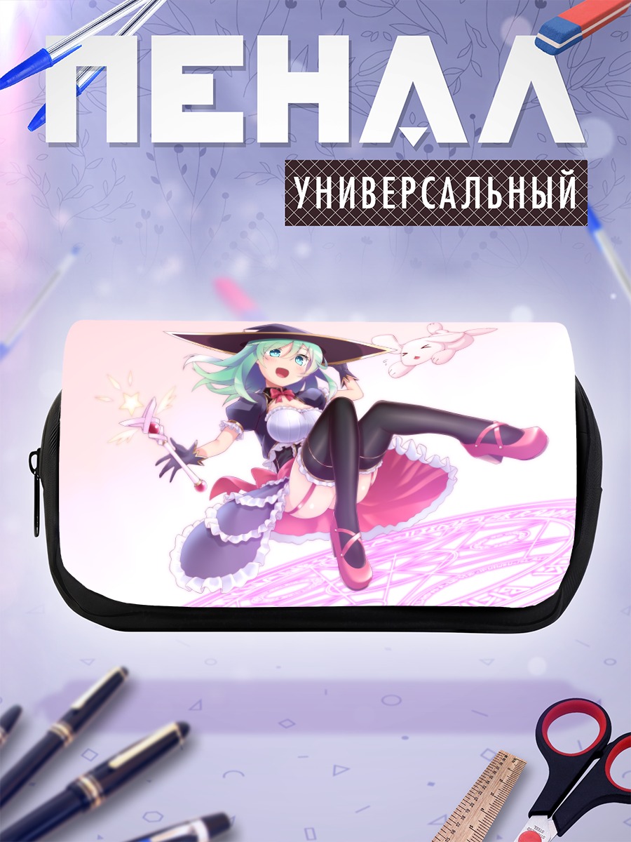 Пенал-косметичка Мику Хацунэ ведьма