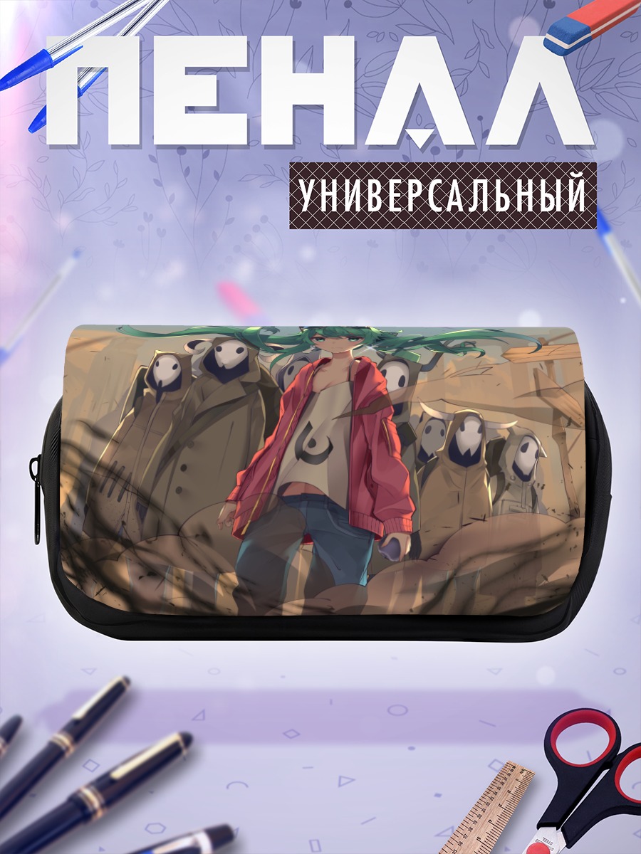 Пенал-косметичка Мику Хацунэ и маски