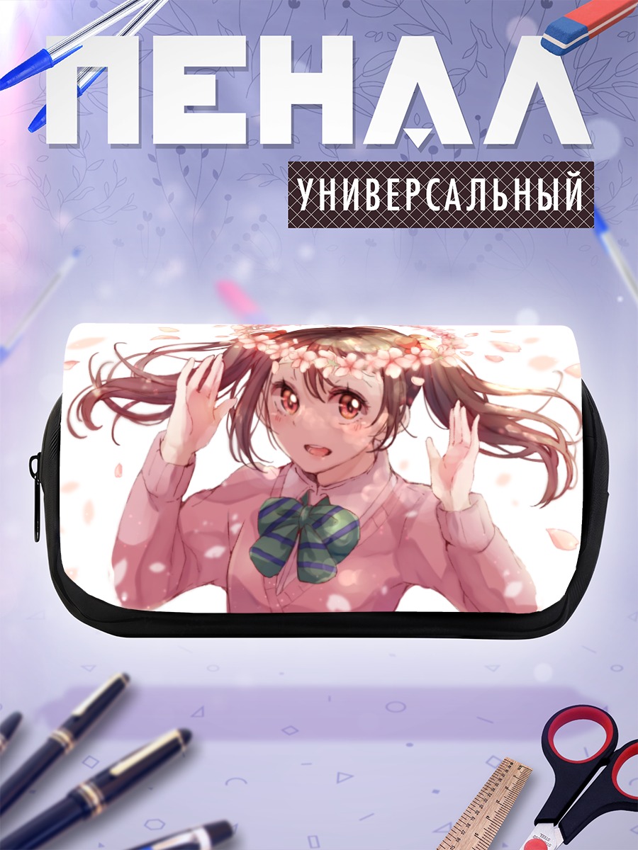 Пенал-косметичка Нико Ядзава в цветах