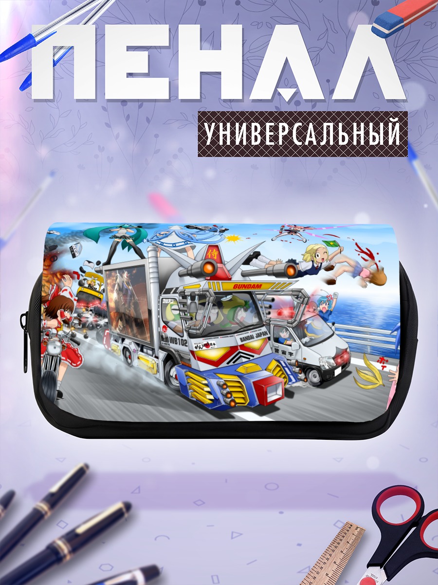 Пенал-косметичка Мику Хацунэ и друзья