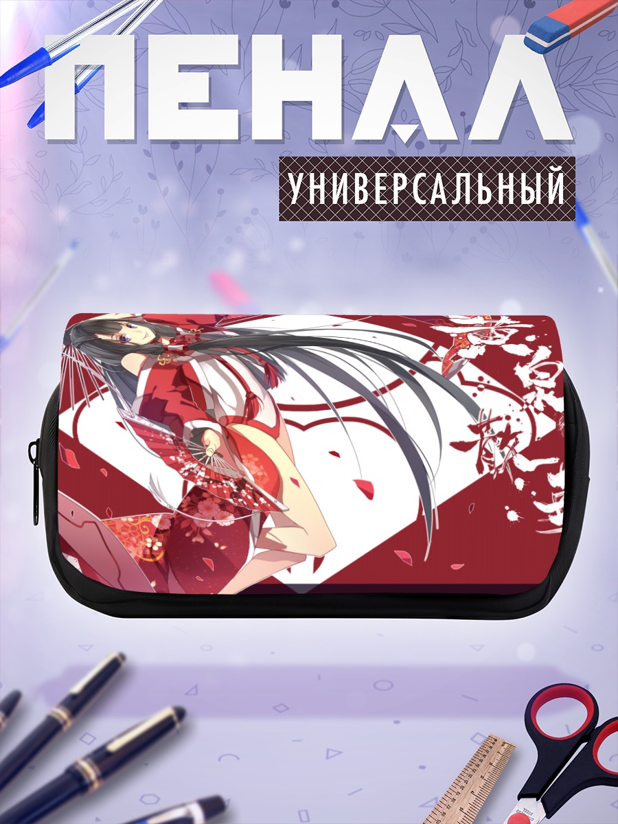 Пенал-косметичка Девушка в кимоно