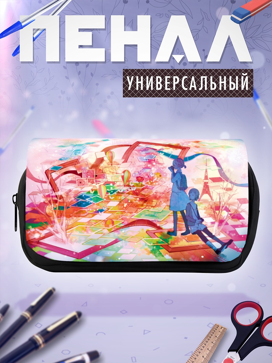Пенал-косметичка Девушки в цветах