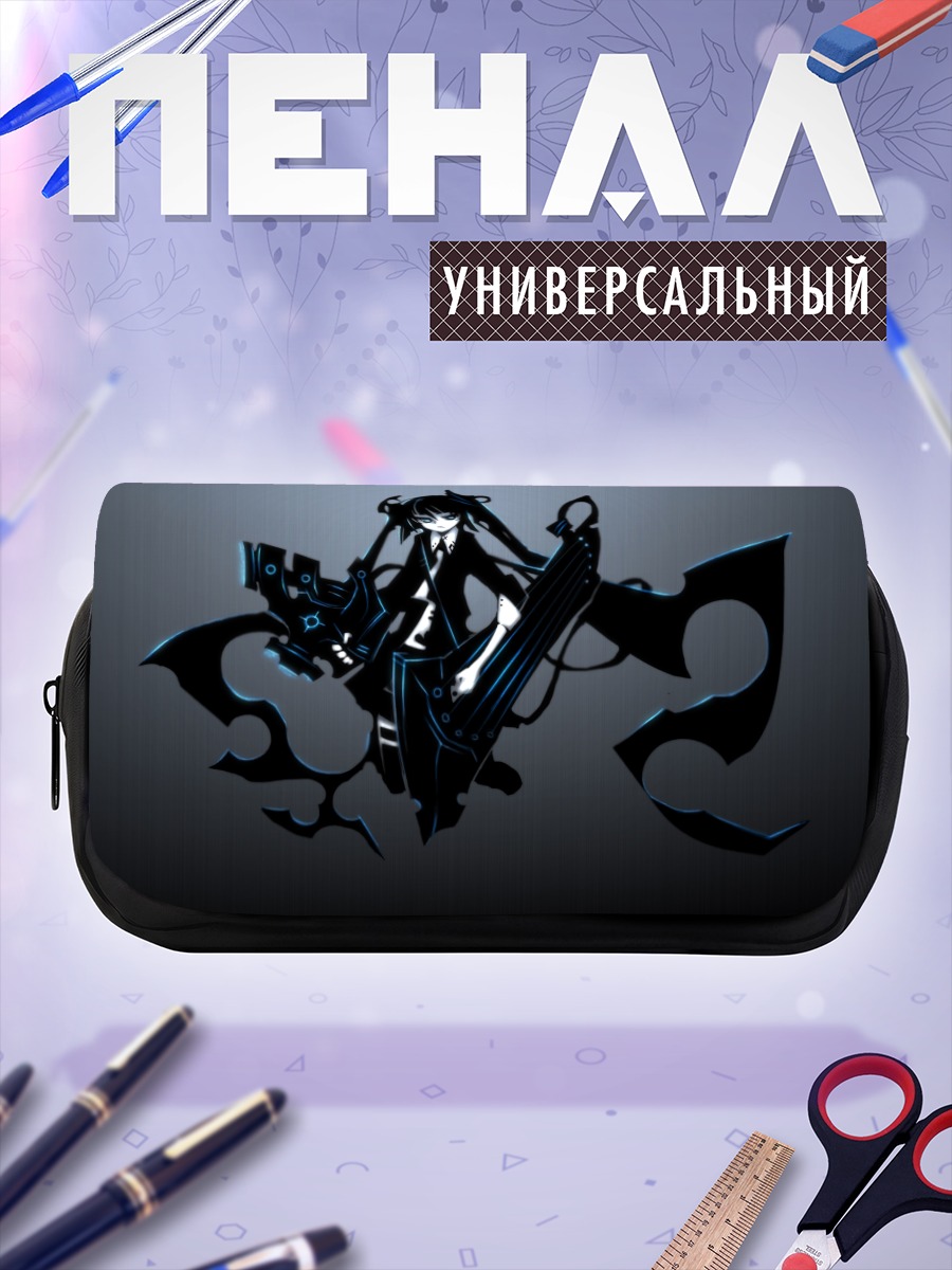 Пенал-косметичка Мику Хацунэ в стиле киберпанк