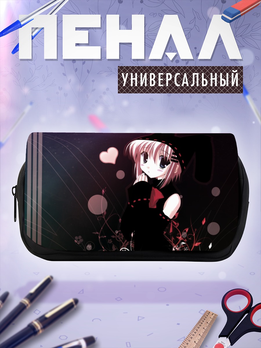 Пенал-косметичка Девочка в капюшоне