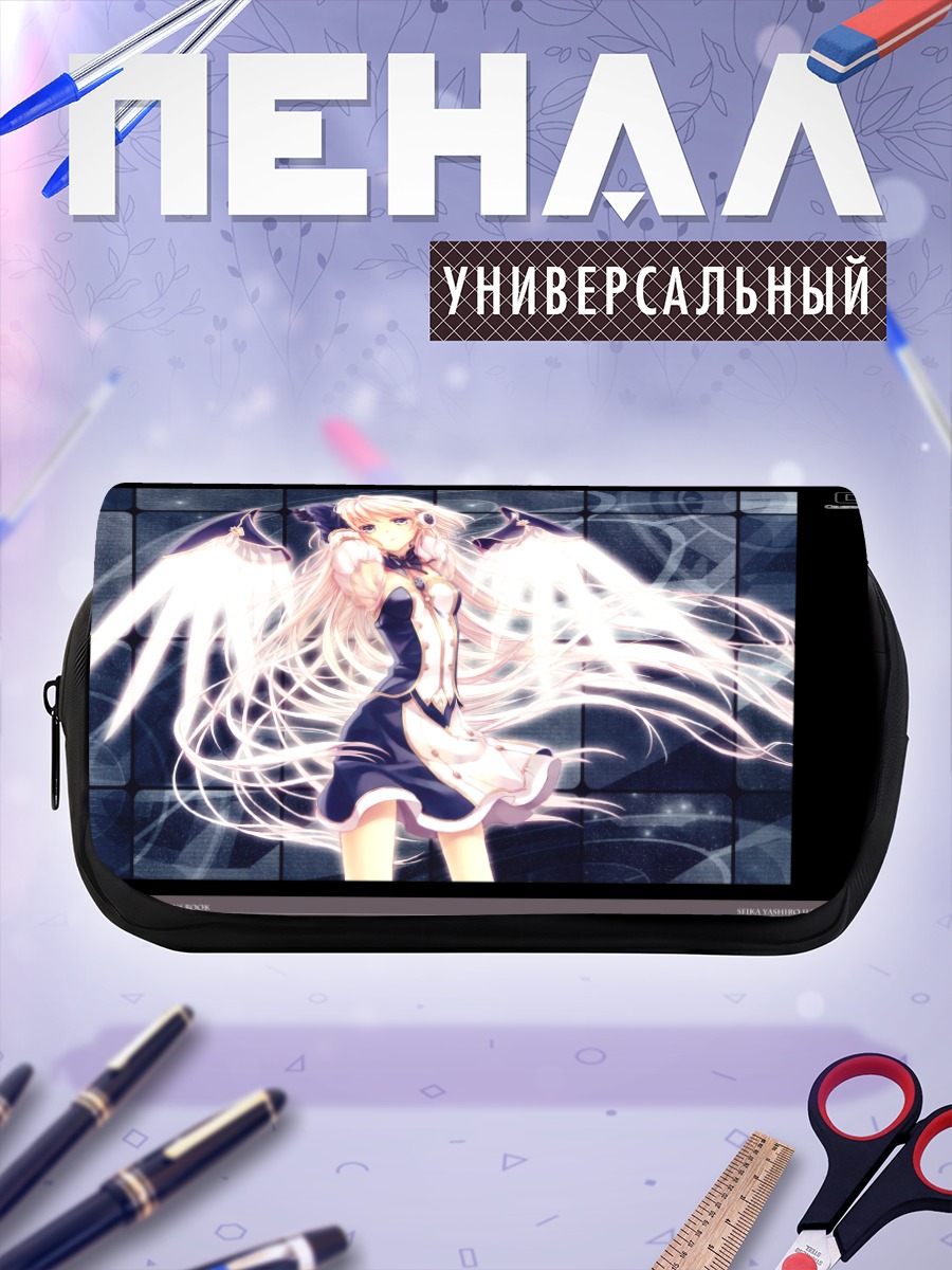 Пенал-косметичка Ангел в наушниках